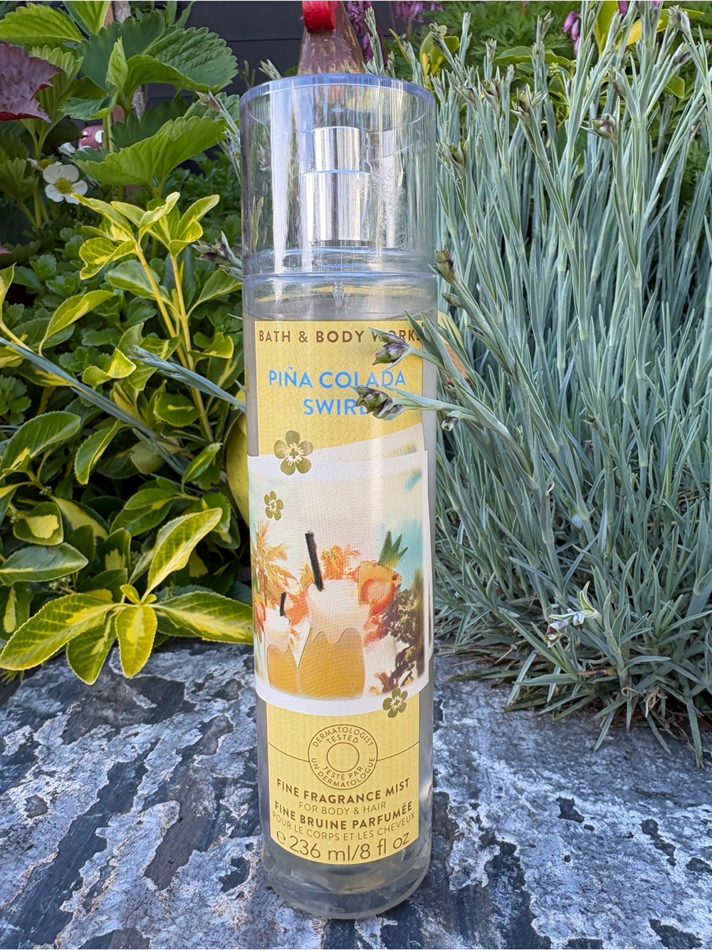 Bath & Body Works Piña Colada Swirl Fine Fragrance Mist - Yellow